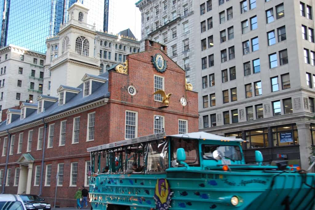 boston duck tours stops